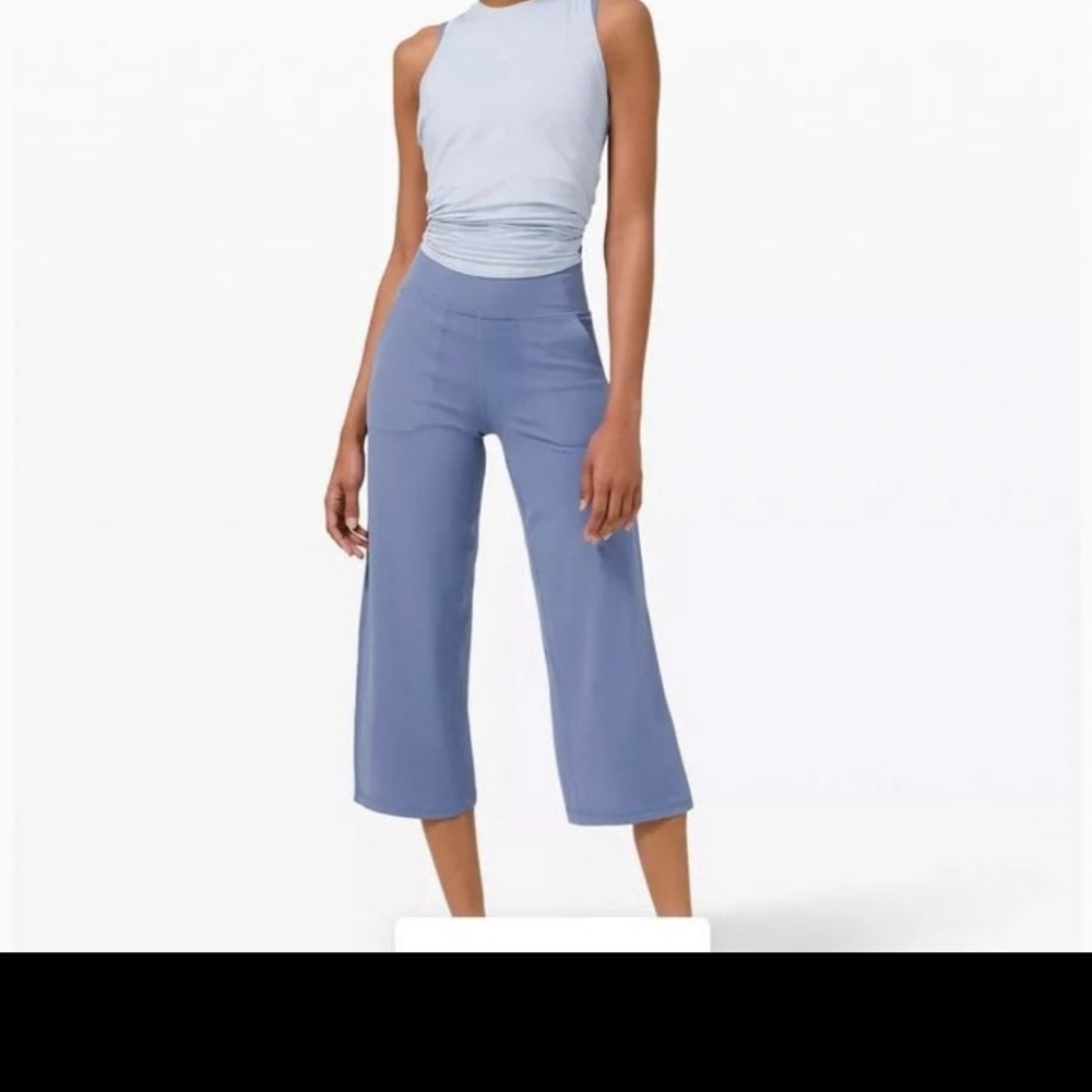Lululemon align high rise wide leg crop pants